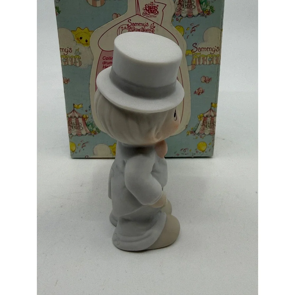 Precious Moments Collin Sammys Circus Drum Boy Figurine 529214 1993 Enesco Box